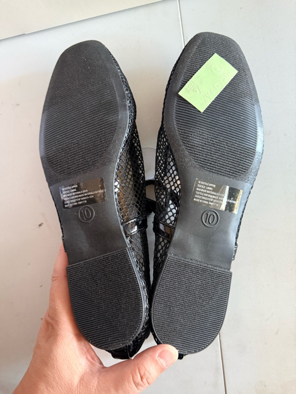 a new day Women's Issa Mesh Mary Jane Ballet Flats w/ Memory Foam Insole. Sz 10 - Picture 10 of 17